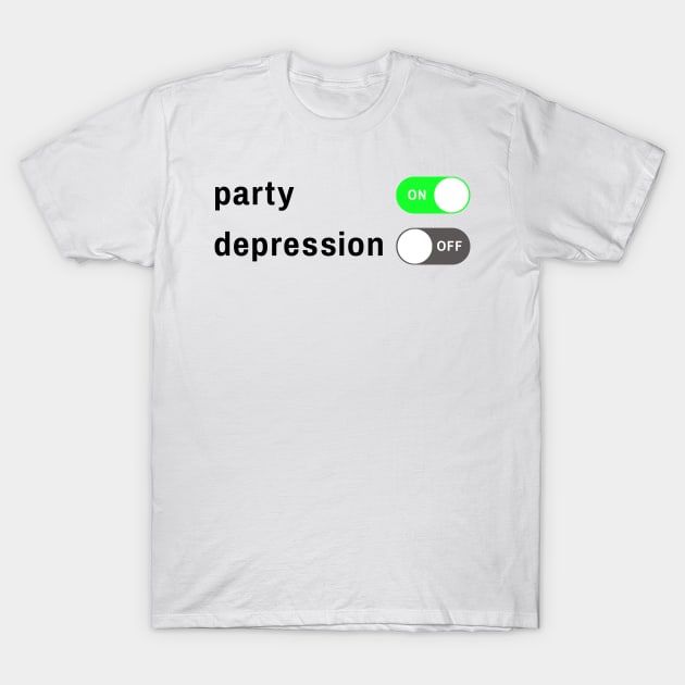 Party Mode T-Shirt by Quileos